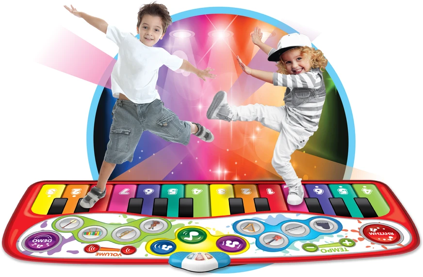 Winfun Didelis „Step-to-Play“ pianino kilimėlis