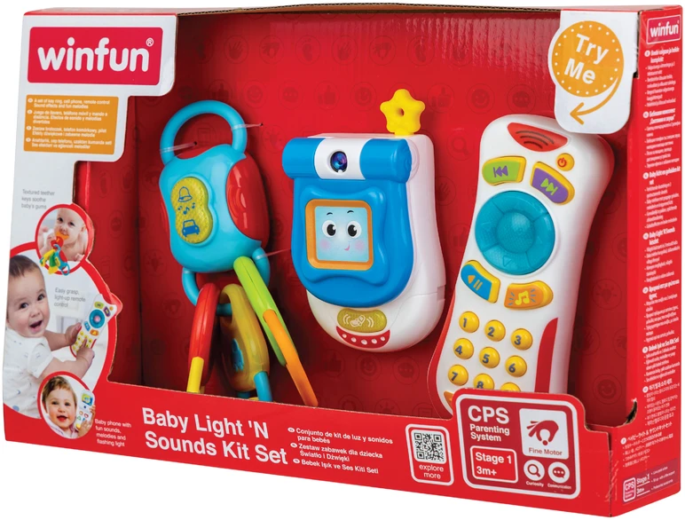 „Winfun“ – kūdikių šviečiančių ir garsinių žaislų rinkinys (3199-NL)