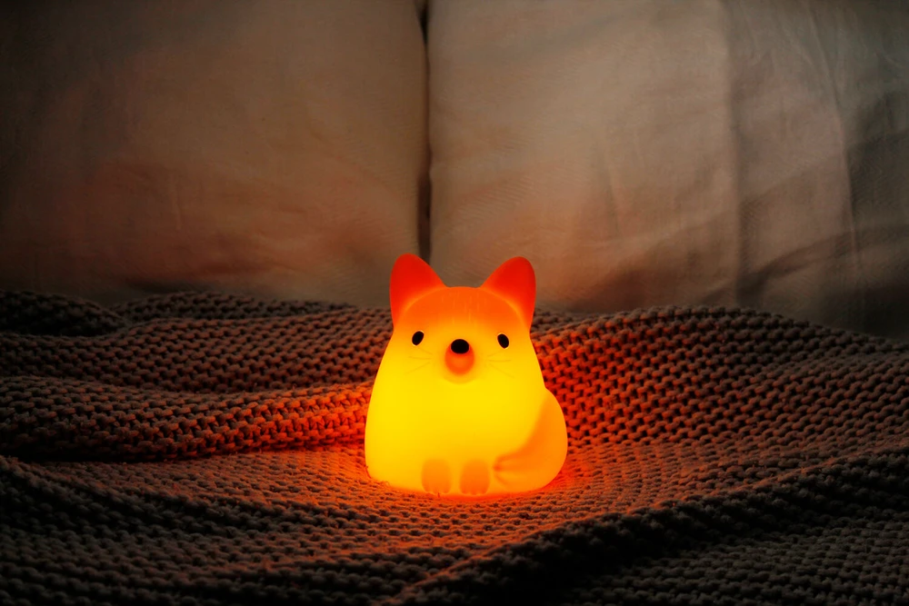 Winkee - Fox naktinė lemputė - oranžinė