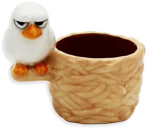 Gertuvė Winkee - Kiaušinių taurė - Grumpy Bird Egon