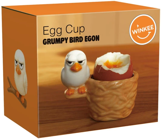 Gertuvė Winkee - Kiaušinių taurė - Grumpy Bird Egon