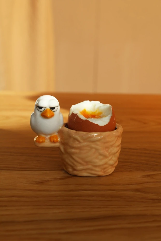 Gertuvė Winkee - Kiaušinių taurė - Grumpy Bird Egon