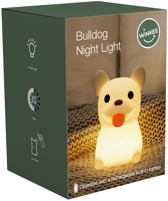 „Winkee“ – kompaktiška naktinė lemputė „Bulldog“