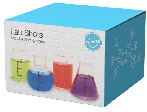 Gertuvė Winkee - Lab Shots šotinės stiklinės