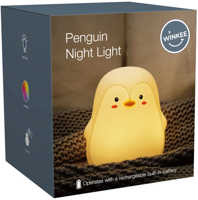 Winkee - pingvinų naktinė lemputė