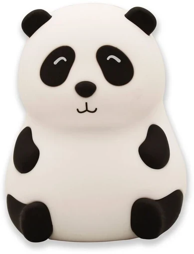 „Winkee“ – stalinė lempa – naktinė lemputė „Panda“ – kompaktiška