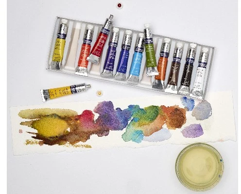 Winsor & Newton - „Cotman“ akvarelinių dažų rinkinys 12 x 8 ml (830850)