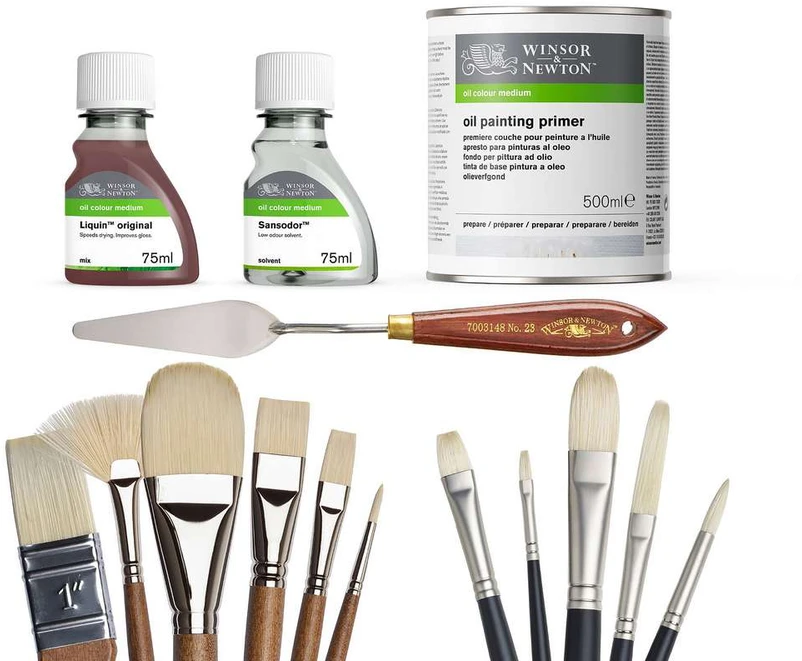 Winsor & Newton - Menininkų aliejinių dažų studija Case Row (840017)