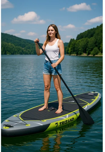 Trizand 4 dalių reguliuojamas irklas 229 cm 2in1