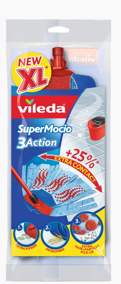 Šluostė VILEDA 3Action Velour XL