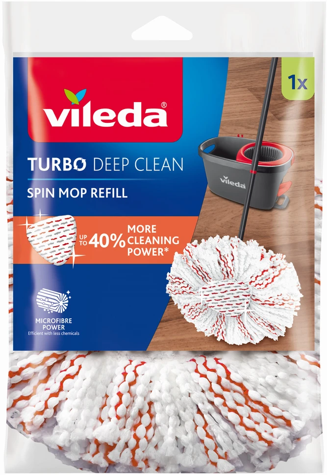 Vileda TURBO Papildymas 3in1 Mikropluošto šluostė