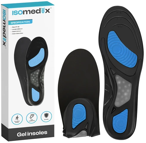 Gel insoles for shoes 37-42 Isomedix