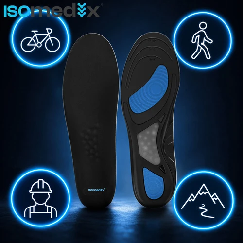 Gel insoles for shoes 42-46 Isomedix
