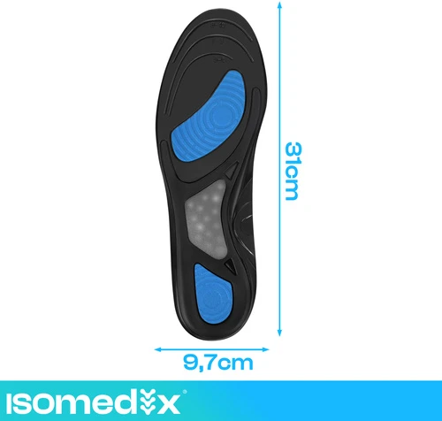 Gel insoles for shoes 42-46 Isomedix