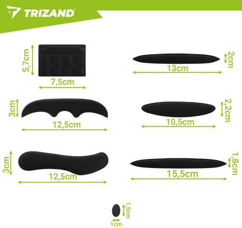 Helmet inserts - 54 pcs Trizand