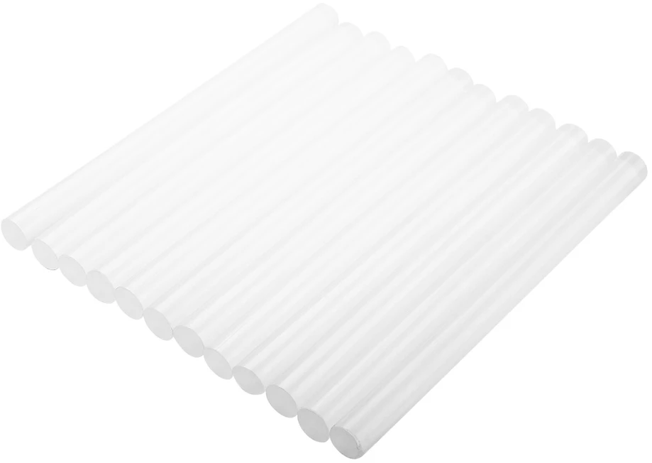 Wkłady Klijų lazdelės 11 mm, skaidrios, 12 vnt.