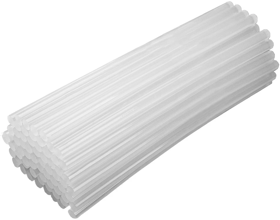 Wkłady Klijų lazdelės 11 mm, skaidrios, apie 2000 g
