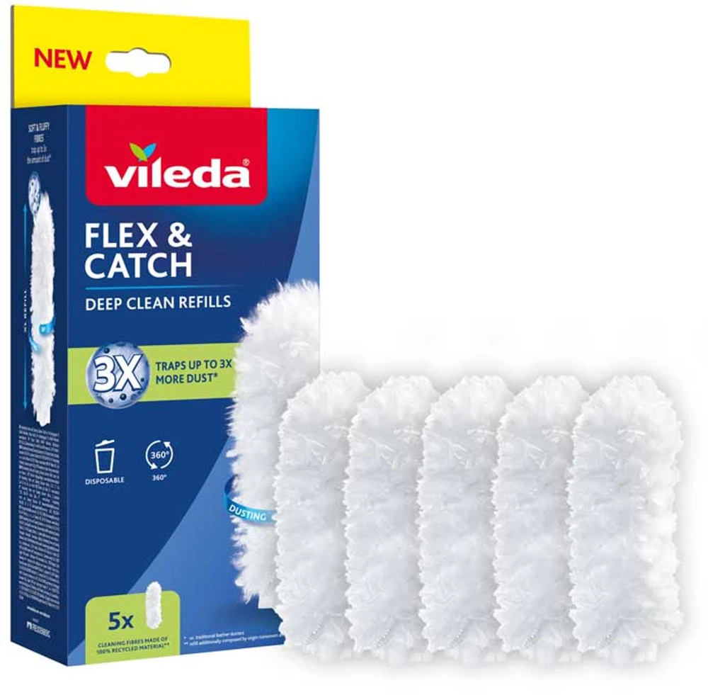Vileda Flex&Catch semtuvėlių papildymai, 5 vnt.