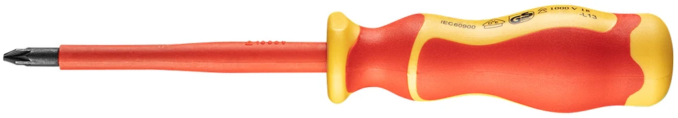 Wkrętak 1000 V „Phillips“ atsuktuvas, PH2 x 6 x 100 mm