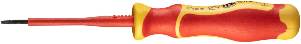 Wkrętak Atsuktuvas NEO 1000V Plokščias 0,4x2,5x75 mm, S2 Plienas