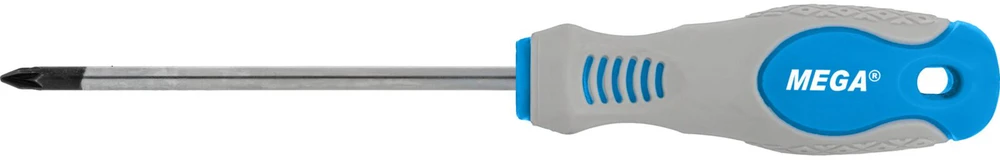 Wkrętak Pozidriv atsuktuvas pz1x100mm, CRV, minkštas lietimui