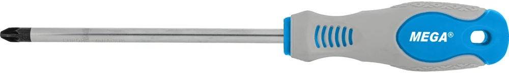 Wkrętak Pozidriv atsuktuvas pz3x150mm, CRV, minkštas lietimui