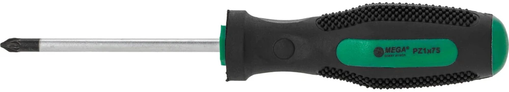 Mega Wkrętak Pozidriv pz1 x 75 mm atsuktuvas, „ežio“ formos