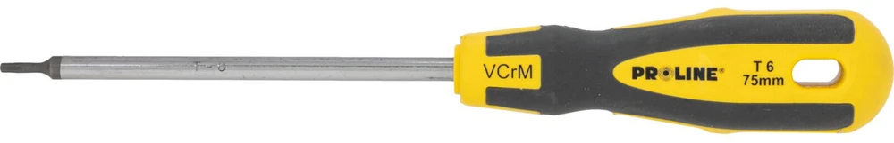 Wkrętak Profesionalus „minkšto prisilietimo“ „Proline“ Torx atsuktuvas t8 * 75 mm