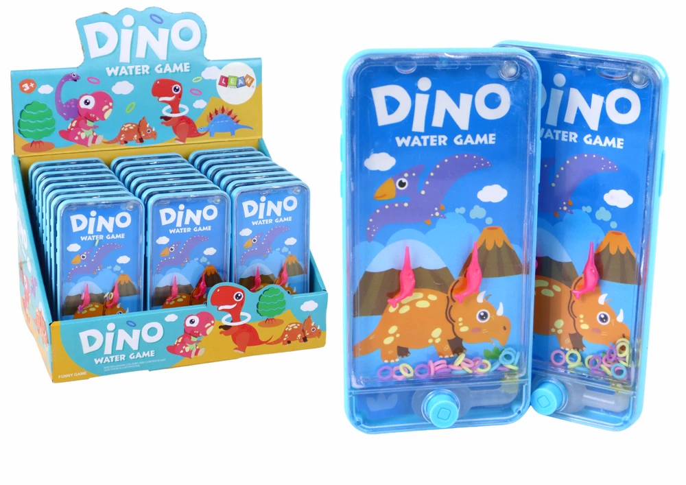 Vandens arkadinių žaidimų konsolė telefonas Dinozauras Lean Toys, mėlyna