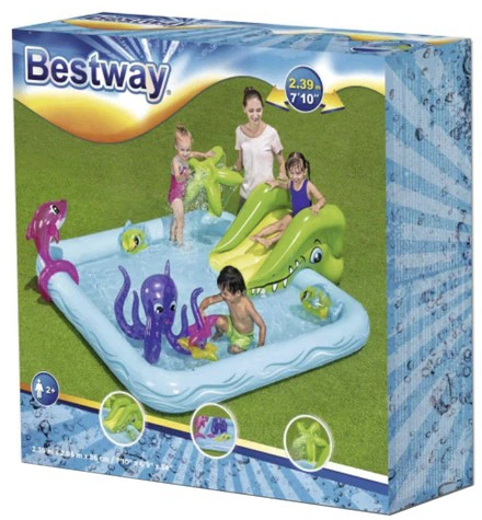 BESTWAY baseinas Fantastiškas akvariumas 239cm x 206cm x 86cm, 53052B