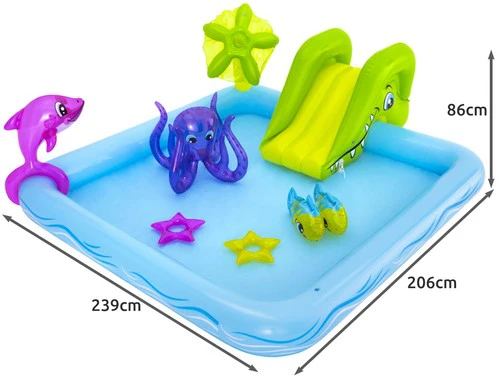 BESTWAY baseinas Fantastiškas akvariumas 239cm x 206cm x 86cm, 53052B