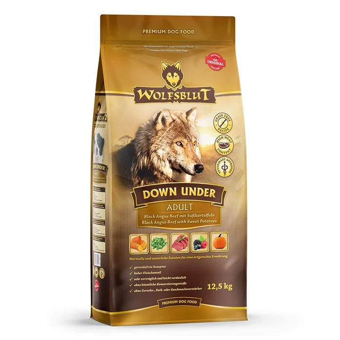 „Wolfsblut“ – šunų ėdalas – jaunesniems nei 12,5kg – juodieji angusai