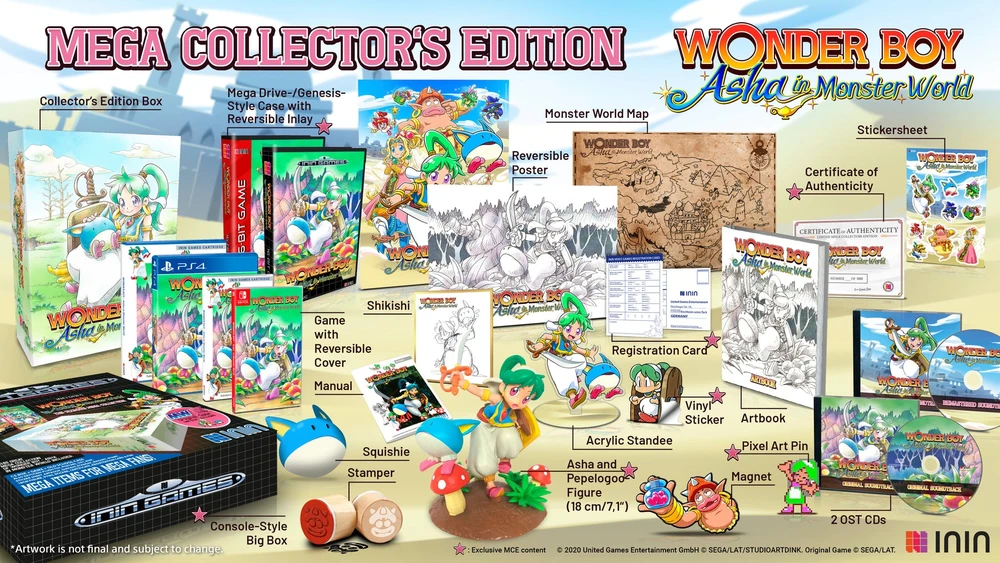 Wonder Boy: Asha in Monsterland Ultra Collectors Edition - (Strictly Limited Games) - Nintendo Switch