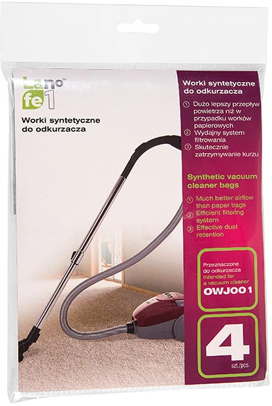 Worki Dulkių siurblio maišeliai LAFE OWJ001 / Compact S (4 vnt.)