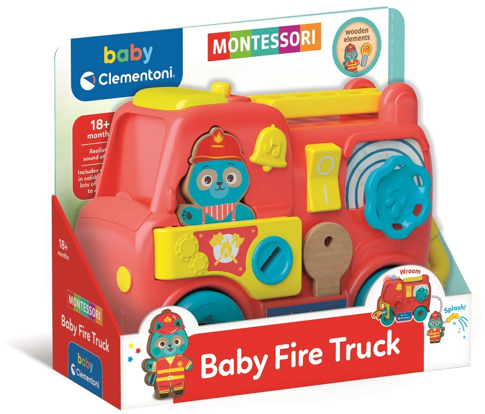 „Clementoni EDU“ ugniagesių Montessori transporto priemonė