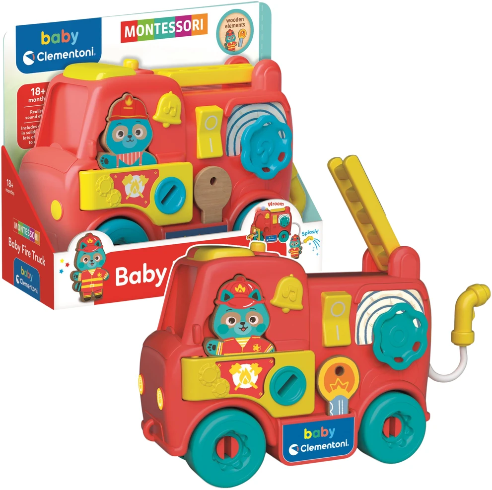 „Clementoni EDU“ ugniagesių Montessori transporto priemonė