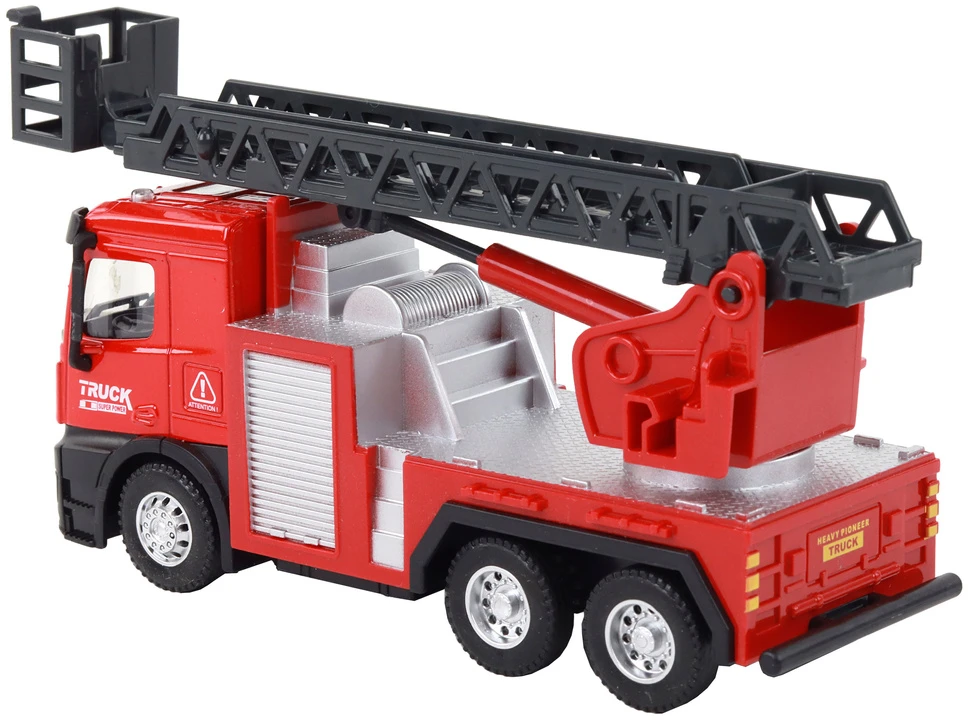 Lean Toys Gaisrinis automobilis su kopėčiomis Leantoys