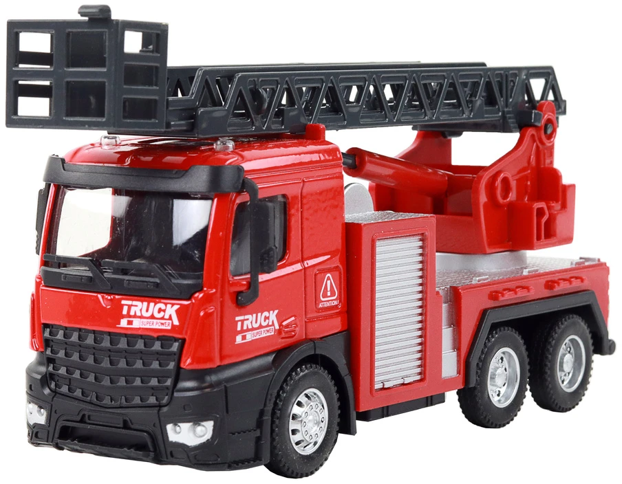 Lean Toys Gaisrinis automobilis su kopėčiomis Leantoys