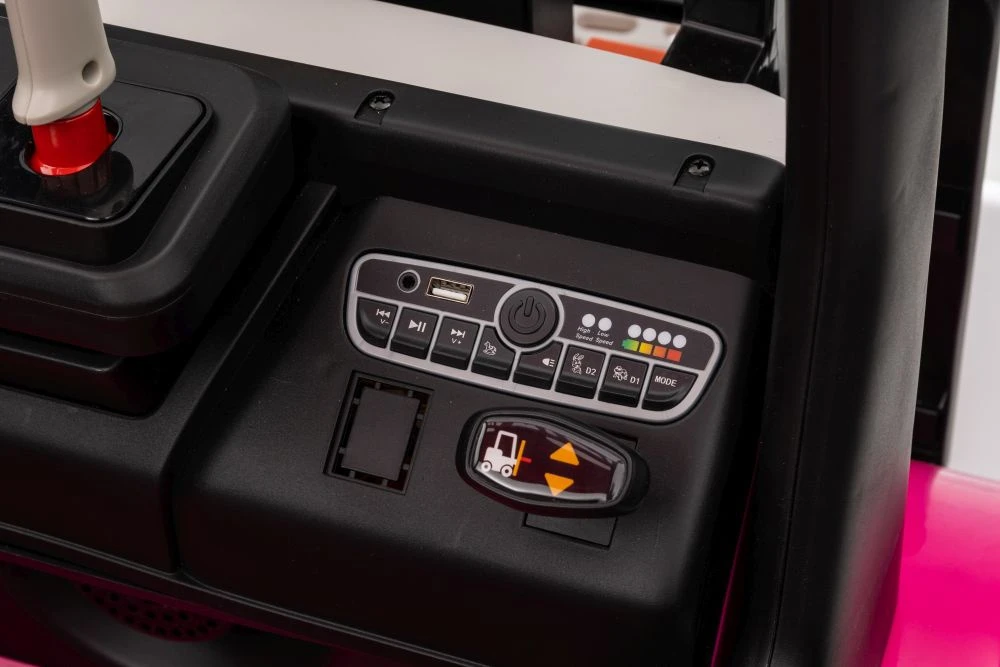 Lean Cars Akumuliatorinis krautuvas XMX638 Rožinis