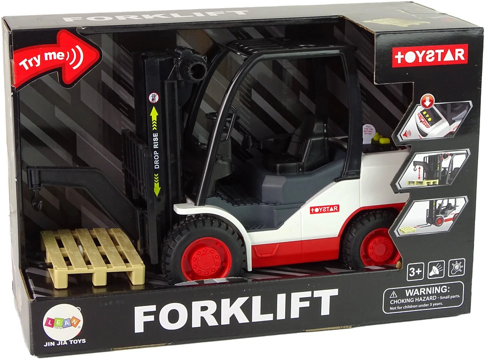 Žaislinis šakinis krautuvas Lean Toys