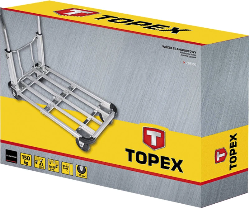 Topex Vežimėlis Sulankstomas transportavimo vežimėlis