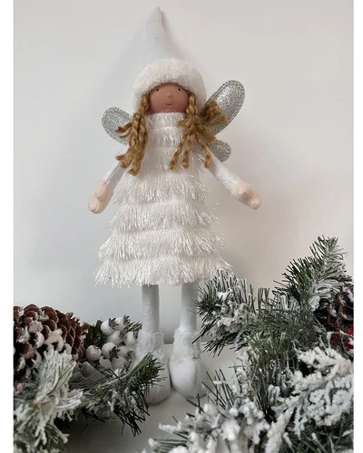 Fairy - Christmas figurine baltas Ruhhy 22342