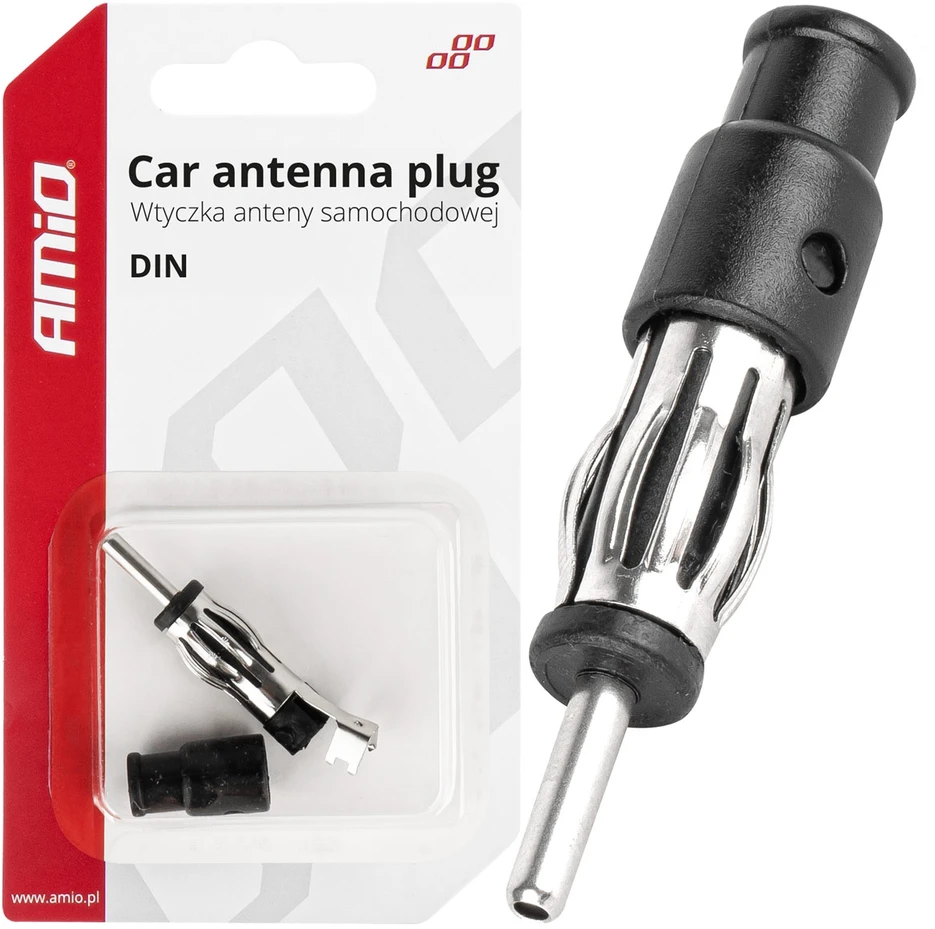 Automobilio antenos jungties kištukas tiesus DIN amio-03969