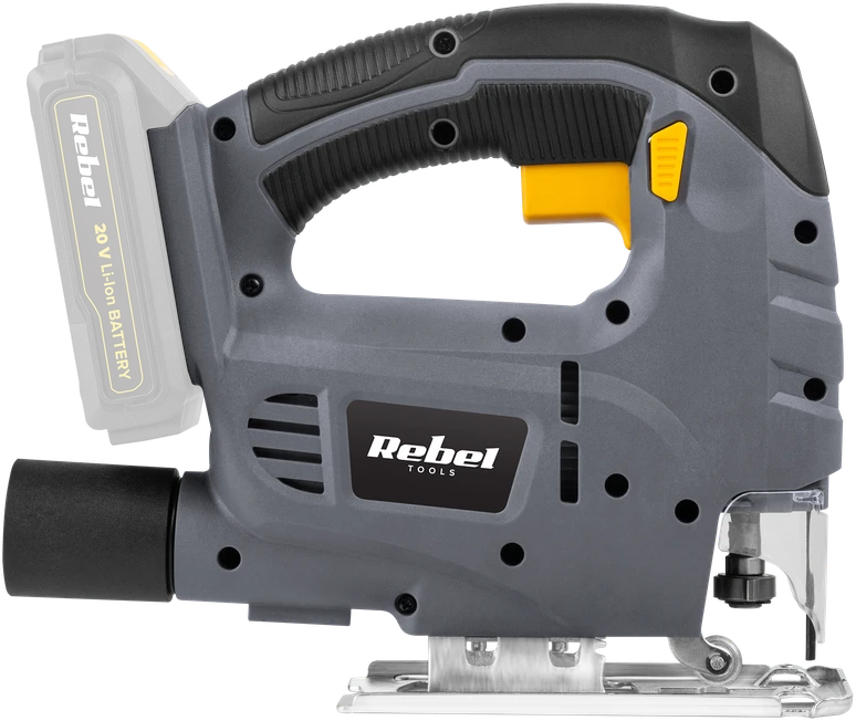 Rebel Tools akumuliatorinis siaurapjūklis RB-1031, 20V; 2 Ah
