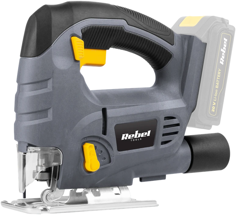Rebel Tools akumuliatorinis siaurapjūklis RB-1031, 20V; 2 Ah