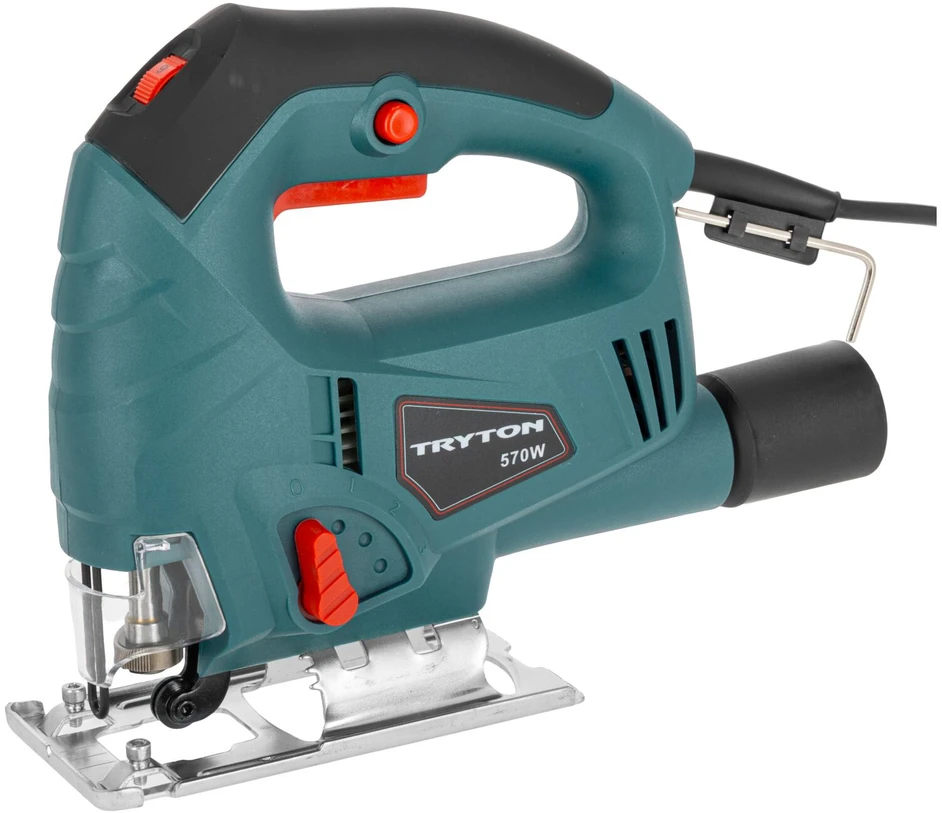 Tryton Wyrzynarka 570 W siaurapjūklis, 65 mm pjovimo gylis, 0–3000 eigų/min.