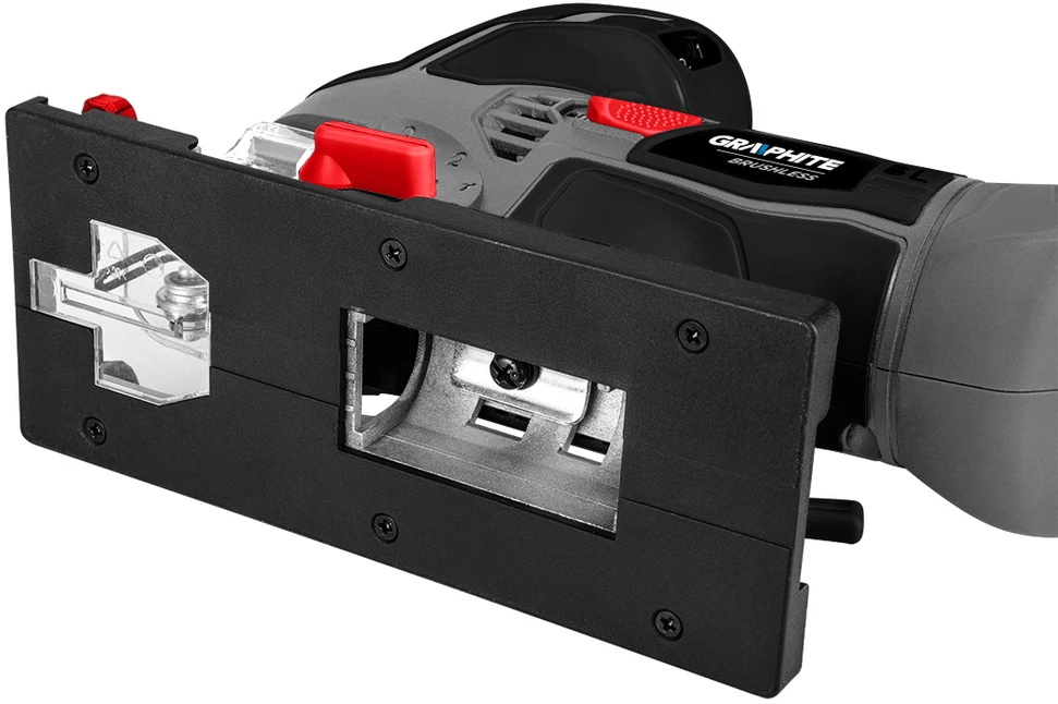 Akumuliatorinis siaurapjūklis Graphite 58GE145; 18 V (be akumuliatoriaus ir pakrovėjo)