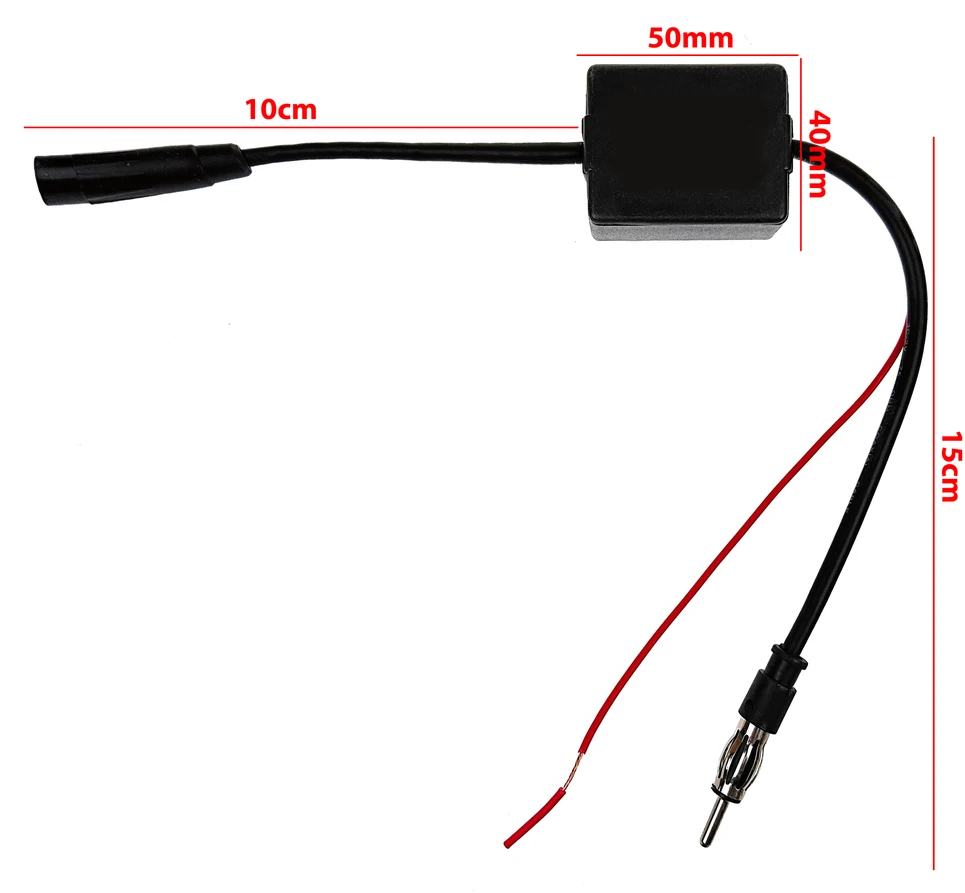 Retoo Stiprintuvas Automobilio antenos stiprintuvas +16db stiprumo