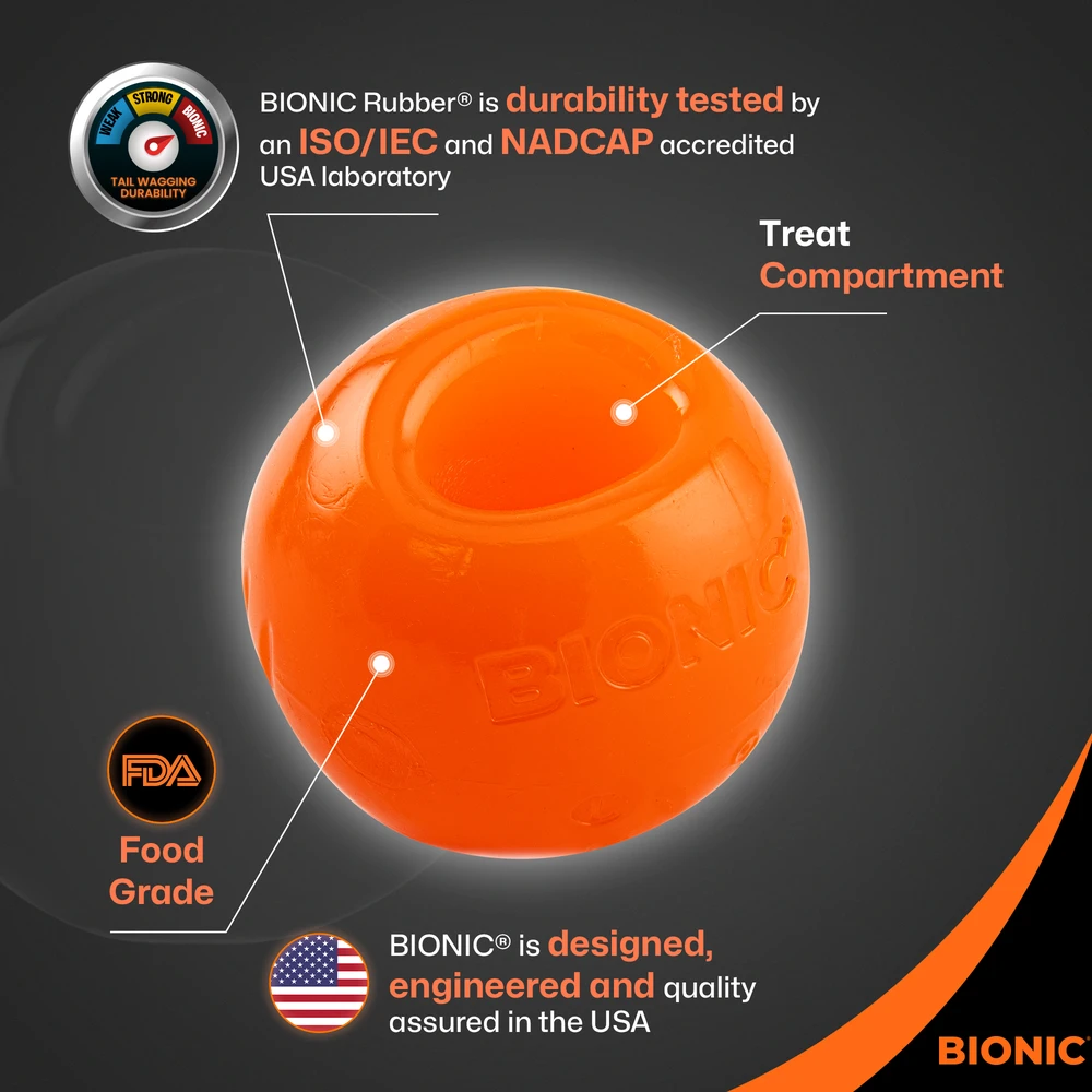 X-Bionic Bionic - BIONIC kamuoliukas - ryškiai oranžinis - didelis 8,2 cm