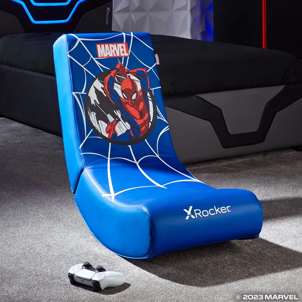Xrocker „X-Rocker Marvel“ vaizdo klipo supamoji kėdė – herojus – Žmogus-voras